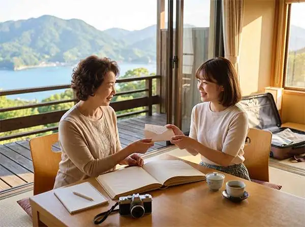 全家人一起出遊